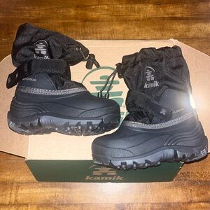 Kamik Black Kids Boots